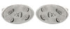 Spread Hallmark Oval Sterling Silver Cufflinks by Dalaco