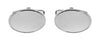 Oval with Lined Edge 925 Sterling Silver Cufflinks. by Dalaco