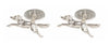 Fox Sterling Silver Cufflinks by Dalaco