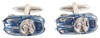 Classic Blue Car Cufflinks by Dalaco