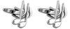 Quaver Note Rhodium Plate Cufflinks by Dalaco