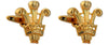 Prince of Wales Gold Cufflinks by Dalaco