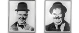 Laurel & Hardy Photo Cufflinks Rhodium Plate by Dalaco