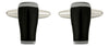 Pint Dark Beer Glass Rhodium Plated cufflinks by Dalaco