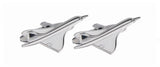 Concorde Rhodium Plated Cufflinks by Dalaco