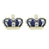Coronation Crown Cufflinks Purple by Dalaco