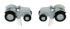 3D Vintage Tractor Rhodium Plated Cufflinks by Dalaco
