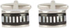 Mother of Pearl & Onyx Stripe Cufflinks by Dalaco