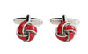 Red Knot Cufflinks by Dalaco