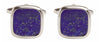 Lapis Lazuli Cushion Cufflink by Dalaco