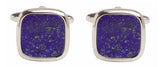 Lapis Lazuli Cushion Cufflink by Dalaco