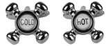 Hot & Cold Tap Cufflinks by Dalaco