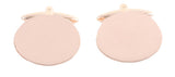 Rose Gold Plated Oval Cufflinks by Dalaco