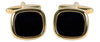 Onyx Large Cushion Cufflink by Dalaco