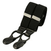 Black Rolled Leather End braces CN by Dalaco