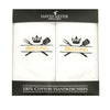 BBQ King Embroidered White Handkerchiefs by Dalaco