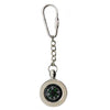 Compass Key Ring Rhodium Plate by Dalaco