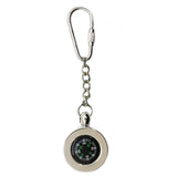 Compass Key Ring Rhodium Plate by Dalaco