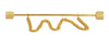 Collar Bar with chain Gold by Dalaco