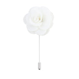 Ivory Flower Lapel Pin by Dalaco