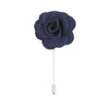 Navy Flower Lapel Pin by Dalaco