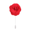 Red Flower Lapel Pin by Dalaco
