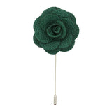 Green Flower Lapel Pin by Dalaco