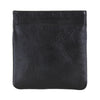 Black Leather Coin Pouch by Dalaco