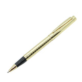 Gold Checker Roller Ball Pen by Dalaco
