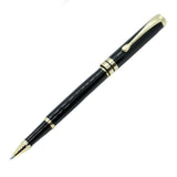Black & Gold Roller Ball Pen by Dalaco