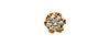 Cubic Zirconia 9ct Gold Tie Tac by Dalaco