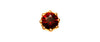 Garnet 9ct Gold Tie Tac by Dalaco