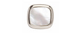 Mother of Pearl – Rhodium plate Tie Tac by Dalaco