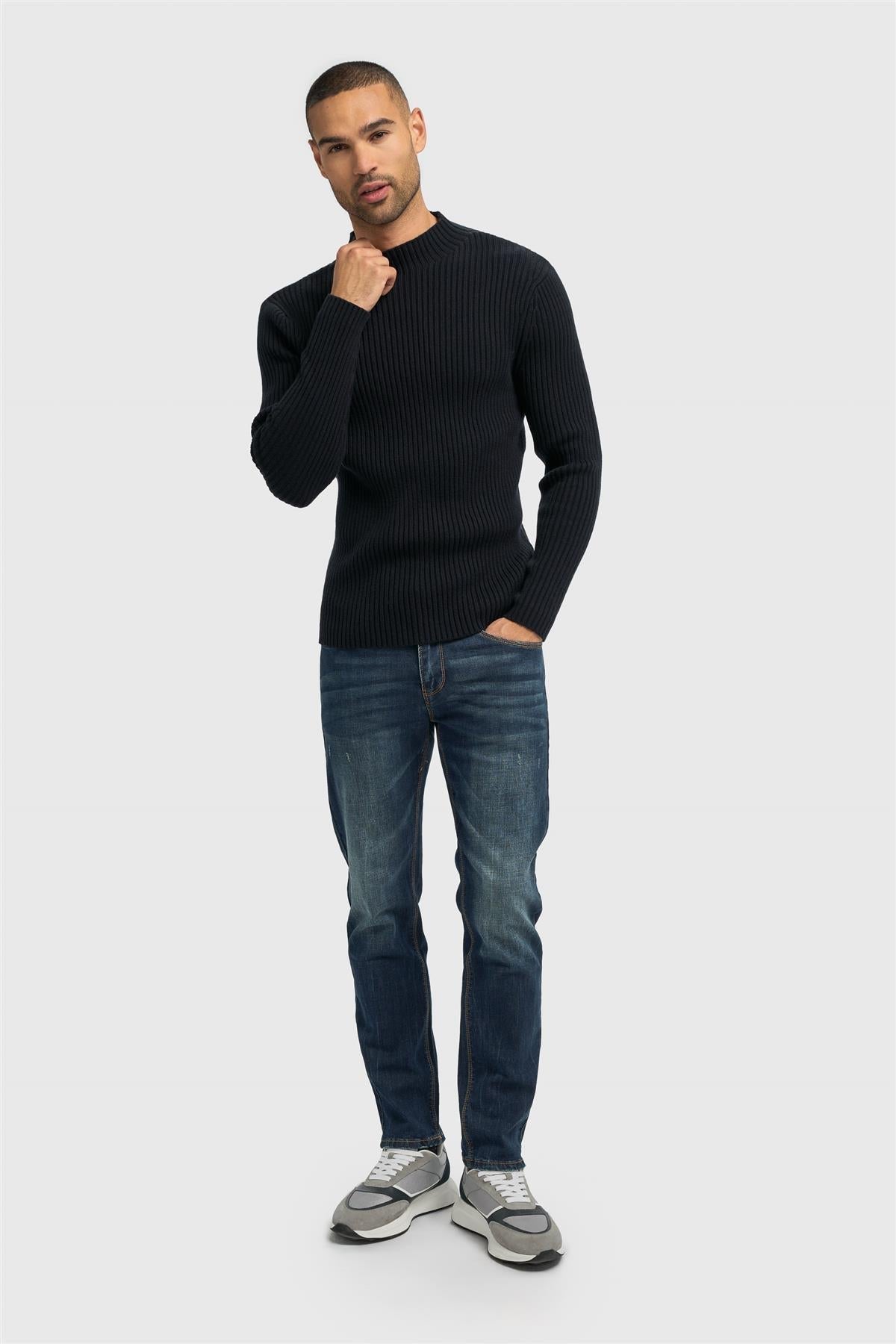 Fosco Knit Jumper - Brown