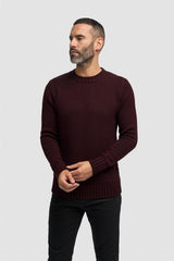 Farrel Plain Jumper - Wine