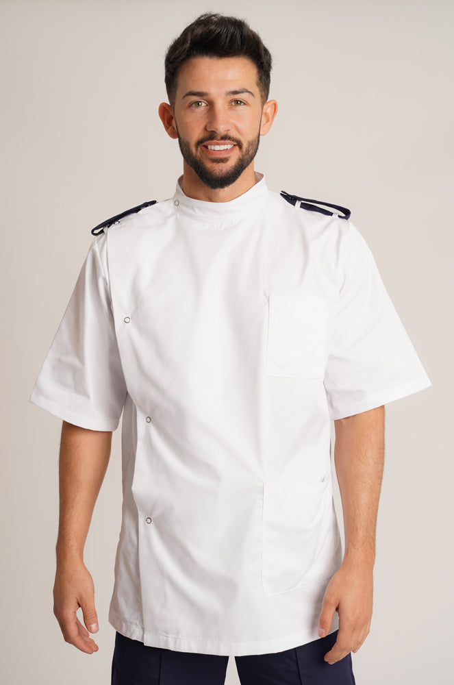 Behrens Male Dental Tunic with Epaulette Loops NDMTE