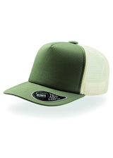 Atlantis Record Mid Visor 5 Panel Trucker Cap ACRECO