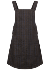 Tresspass TWIRL - FEMALE CASUAL DRESS - DARK GREY CHECK