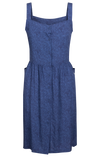Tresspass MITA - FEMALE CASUAL DRESS - NAVY PRINT