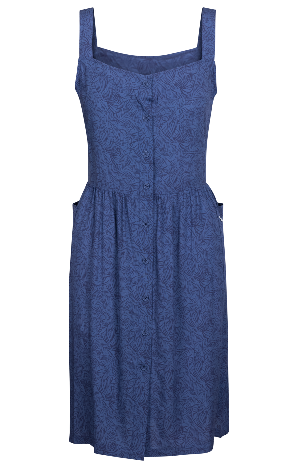 Tresspass MITA - FEMALE CASUAL DRESS - NAVY PRINT