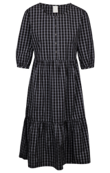 Tresspass HELEN - FEMALE CASUAL DRESS - BLACK CHECK