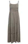 Tresspass SELENA - FEMALE CASUAL MAXI DRESS - SOFT STONE PRINT