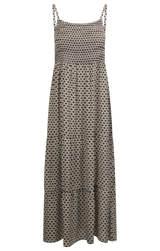 Tresspass SELENA - FEMALE CASUAL MAXI DRESS - SOFT STONE PRINT