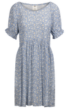 Tresspass MARGARET - FEMALE CASUAL DRESS - COOL BLUE PRINT