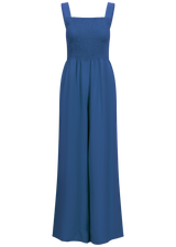Tresspass COVE - FEMALE CASUAL FULL LENGTH JUMPSUIT - COASTAL BLUE