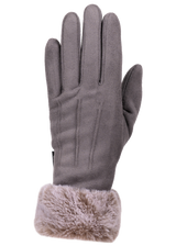 Tresspass BETSY - FEMALE GLOVE - STORM GREY
