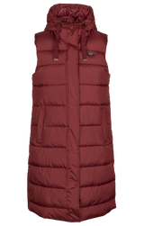 Tresspass LEONA - FEMALE PADDED GILET - DARK CHERRY