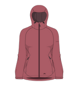Tresspass TAYAH II - FEMALE JKT - ROSE BLUSH