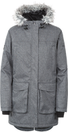 Tresspass THUNDERY - FEMALE JKT - BLACK/SILVER GREY