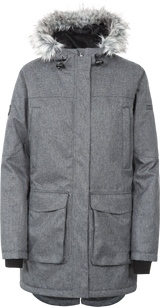 Tresspass THUNDERY - FEMALE JKT - BLACK/SILVER GREY